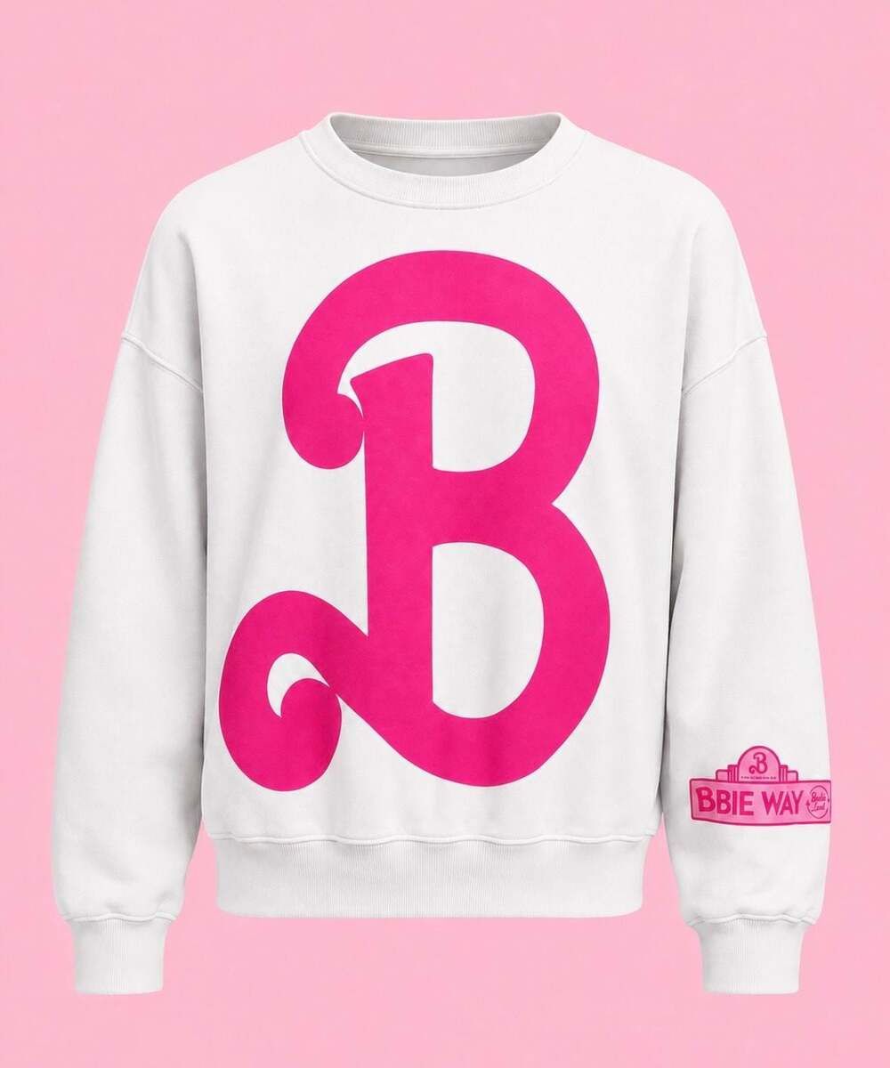 Barbie The Movie Barbie Way Graphic Crewneck Sweatshirt